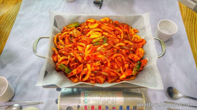 영월 맛집 – 오징어구이와 보리밥이 맛있는 사랑방식당