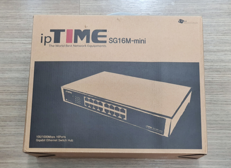 네트워크를 확장해 주는 스위칭 허브 ipTIME SG16M-mini