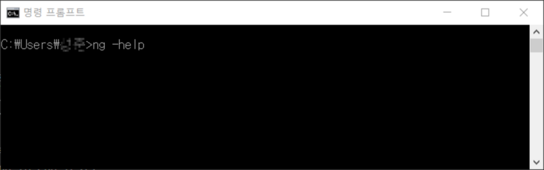 Angular CLI에서 사용하는 명령어 정리