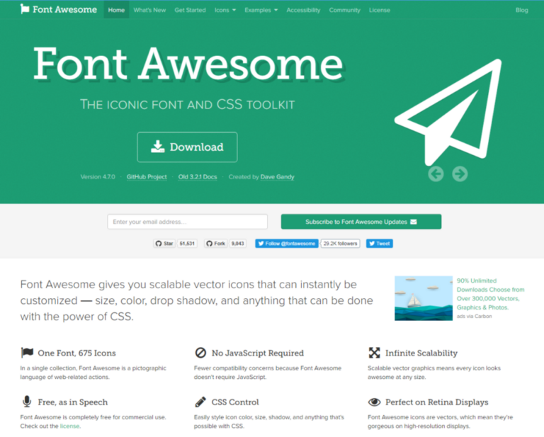 아이콘 폰트(Icon font) 자유자제로 사용하기