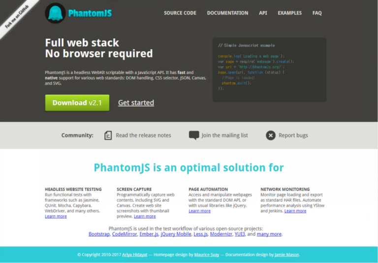 PhantomJS와 CasperJS 사용법